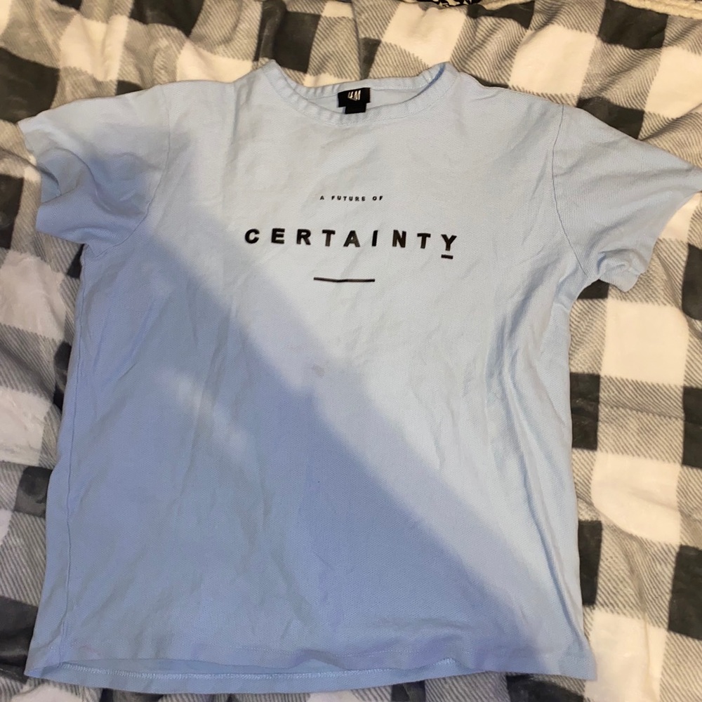 h and m cotton piqué t shirt